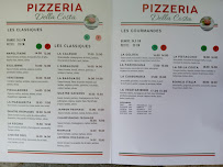 Menu la pizzeria della costa-pizza la valette du var-livraison-emporter Page 1