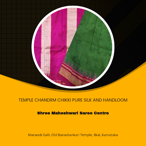 Experience the elegance of traditional Ilkal sarees with our Temple chandrm chikki Pure silk and… post image