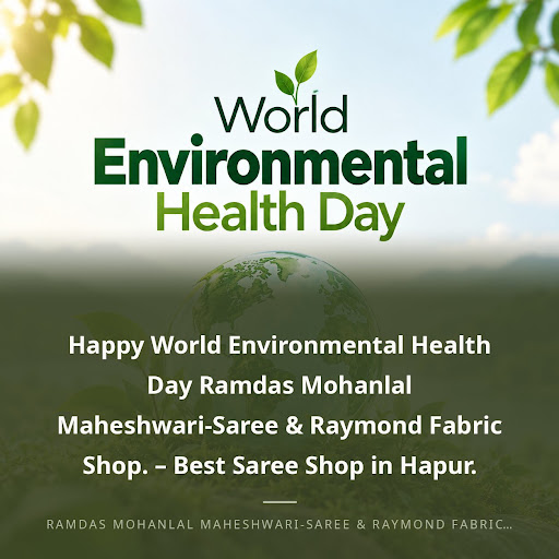 Happy World Environmental Health Day Ramdas Mohanlal Maheshwari-Saree & Raymond Fabric Shop. – Be… post image