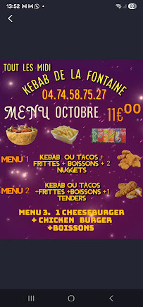 Menu Kebab De La Fontaine Page 4