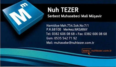 NUH TEZER - S.M.MALİ MÜŞAVİR