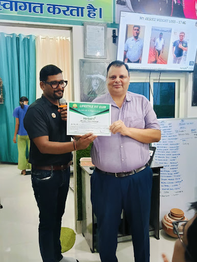 Congratulations Mr. Rajiv Sharma to Lose 6 Kilo and get certificate post image