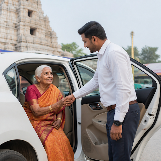 Elderly devotees deserve peaceful, safe and respectful travel when visiting temples. At Manu Cabs… post image