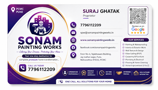 Sonam Painting Works – Your One-Stop Home Transformation Partner in Pune & Pimpri-Chinchwad (PCMC)! post image