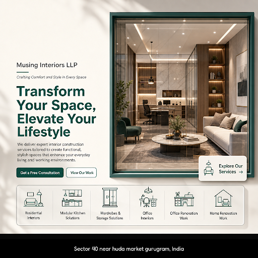 Musing Interiors LLP is a professional interior construction contractor specializing in high-qual… post image