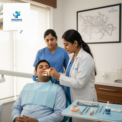 Restore your confident smile with long-lasting dental crowns and bridges at Vasudha Hospital and… post image