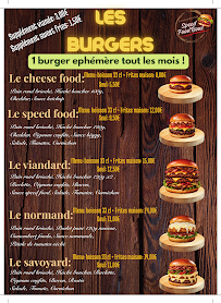 Menu SPEED FOOD BOWL Page 1