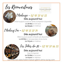 Menu L'Auberg'ine - Maisons Glenn Anna Page 7