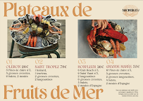 Menu Restaurant Sacrebleu - Fruits de mer Page 3