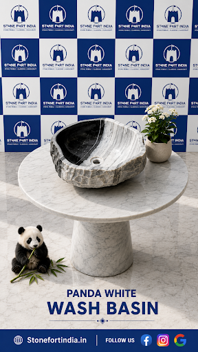 Panda White Wash Basin | Stone Fort India post image
