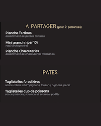 Menu Tartines et Grill Page 2