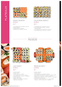 Menu Lady Sushi Narbonne Page 2
