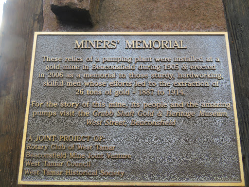 Beaconsfield Miners Memorial - Thumbnail