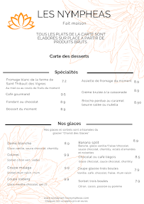 Menu Restaurant Les Nympheas Page 3