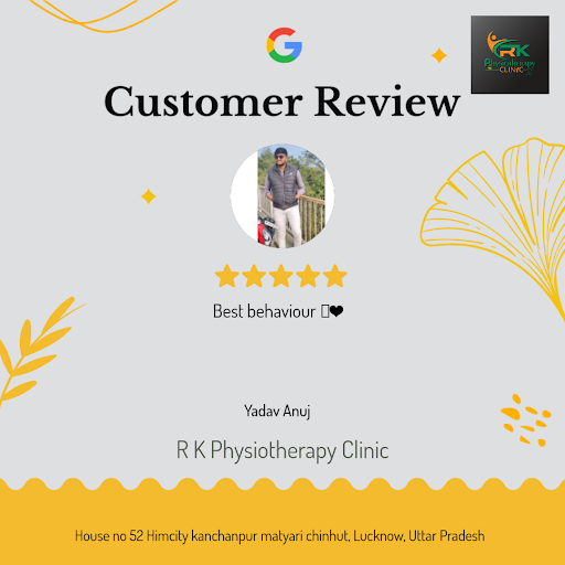 Yadav's remarkable experience at R K Physiotherapy Clinic Lucknow! Our skilled physiotherapists i… post image