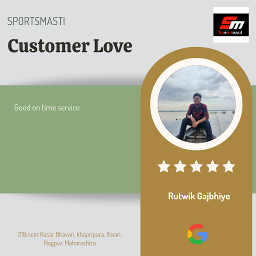 Rutwik, a satisfied customer from Nagpur, raves about his experience at SPORTSMASTI BEST SPORTS S… post image
