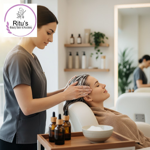 Struggling with itchy scalp, hair fall or dull, lifeless hair? At Ritu’s Beauty Salon And Academy… post image