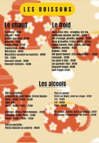 Menu Les Glaciers Page 1
