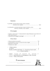 Menu Le Roi de Pique Page 4