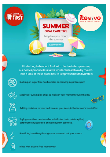 Summer Dental Care Tips from Revive Face & Dental Centre post image