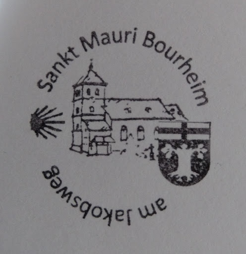 Sankt-Mauri-Kirche am Jakobsweg (Pilgerstempel) - Thumbnail