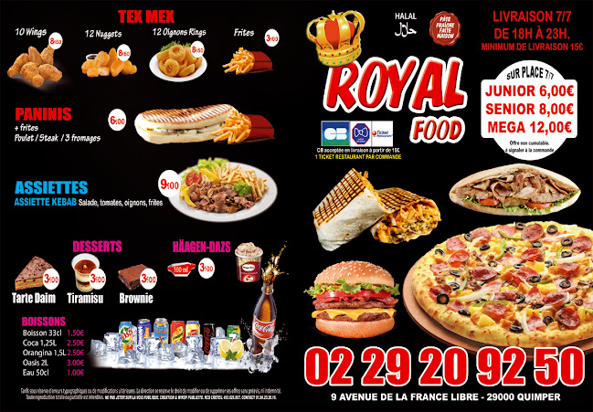 Opinii despre ROYAL FOOD în Quimper - Pizza