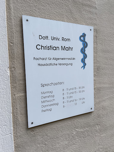 Dott. (Univ. Rom) Christian Mahr - Thumbnail