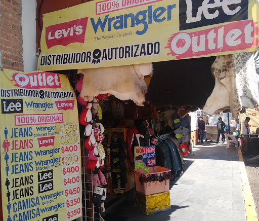 Outlet ModaPiel. Artículos de Cuero. Marcas Originales WRANGLER, LEVI'S, LEE.