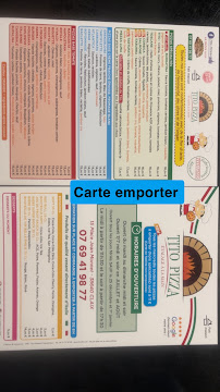 Menu TITO PIZZA Page 2
