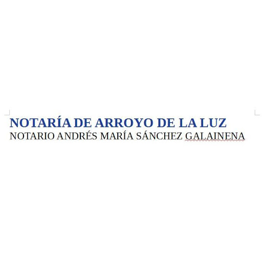 Notaría De Arroyo De La Luz