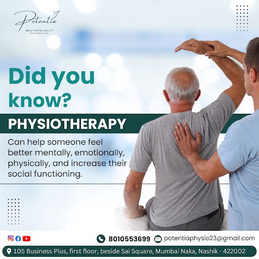 At Potentia Multispeciality Physiotherapy Clinic, we offer expert care that goes beyond physical…