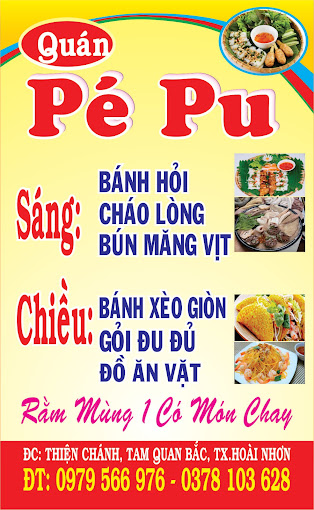 Quán Pé Pu, Thiện Chánh, Hoài Nhơn, Bình Định