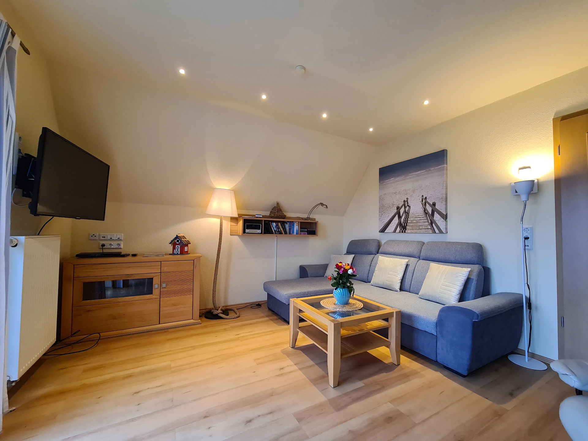 Ferienwohnung Meeresblick am Sandstrand