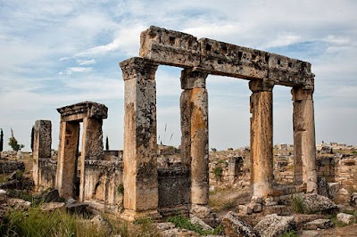 Travertines of Pamukkale (thermal pools)