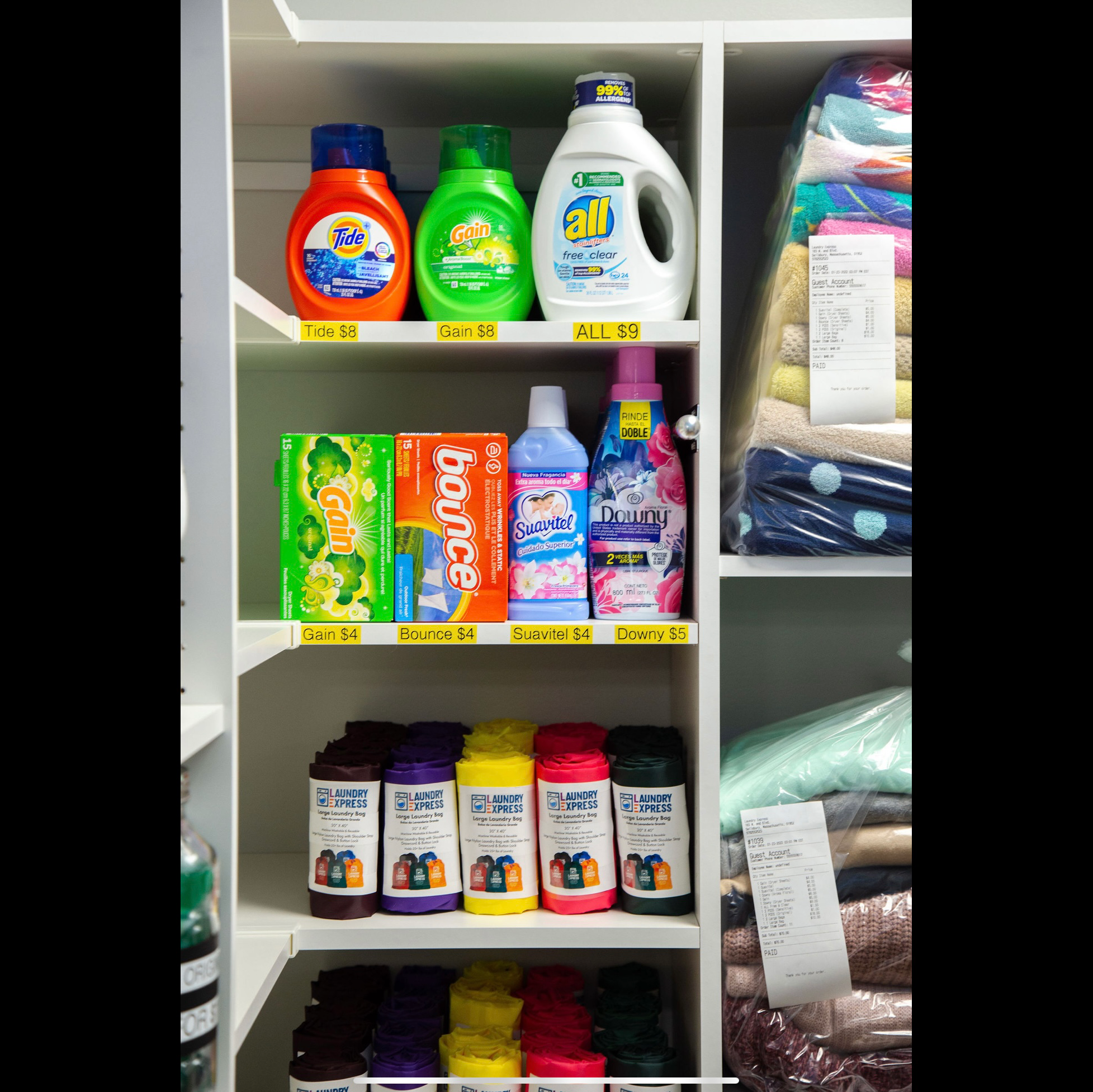 Laundry Express facility with washing machines in Salisbury