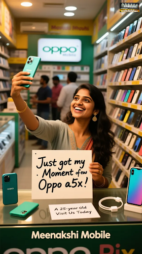 Experience the best of smartphones with Meenakshi Mobile's top-selling Oppo A5x in Jaipur! With i… post image