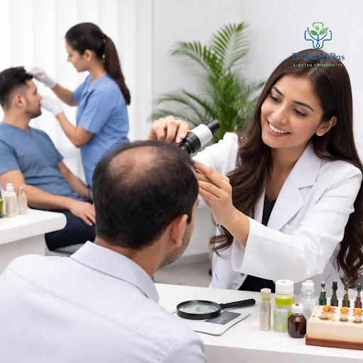 Struggling with hair fall or thinning hair? At Dr.Ranju Das (D.E.H.M) electro homeopathy Clinic,… post image