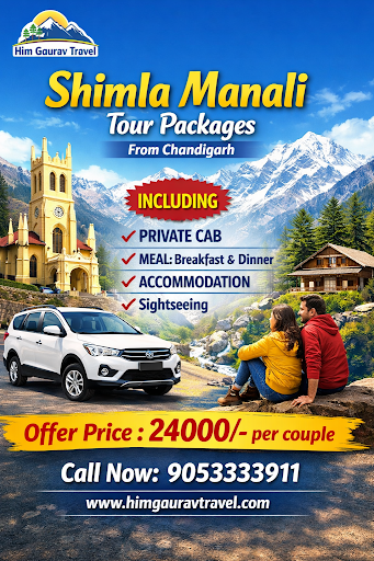 ✨ Special Offer: Shimla Manali Tour Package from Chandigar post image