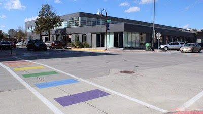 Rainbow Crosswalk (Ames)