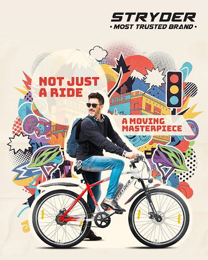 With every turn of the pedal, Stryder transforms your journey into a colourful expression of free…