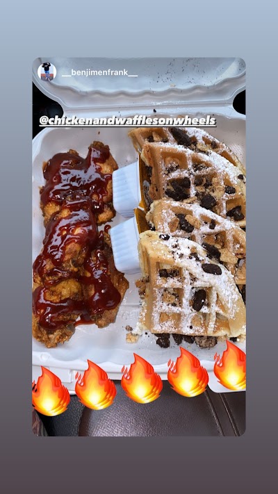 Chicken and waffles on wheels