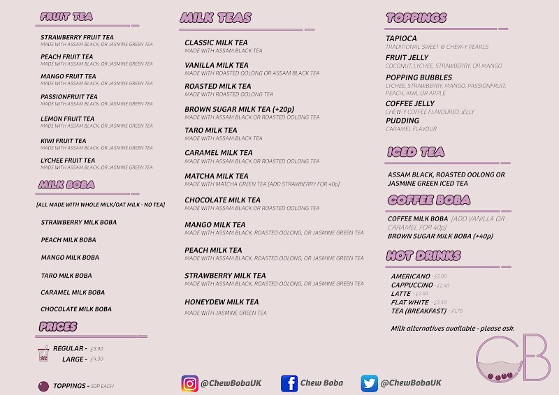 CHEW BOBA - Bubble Tea, Soft Serve, Coffee & Shakes photo 2