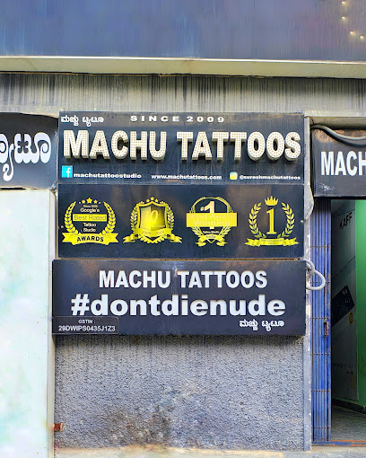 Machu Tattoo Shop & Piercing Studio - Best Tattoo Studio, Best Tattoo Artist, Best Tattoo Shop & Tattoo Studio in Bangalore