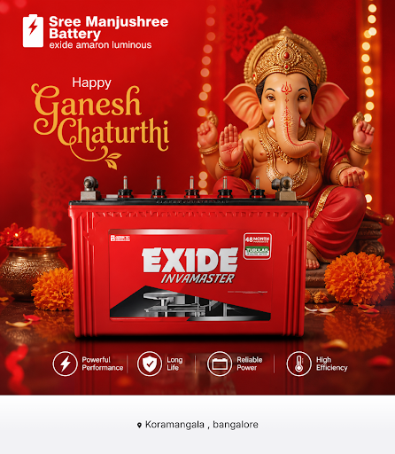 Sree Manjushree Battery offers reliable Exide and luminous batteries for cars, inverters, and hom… post image