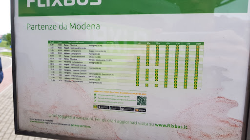 Stop FlixBus Modena - Visual