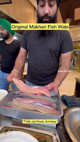 Makhan Fish and Chicken Hut, Amritsar (Old and Famous Makhan Fish from Lawrence road) by null