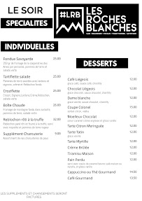 Menu Les Roches Blanches L'incontournable du Corbier Page 4