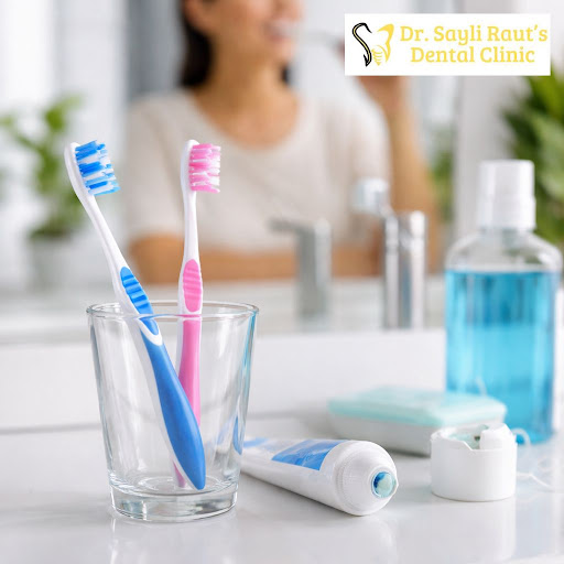 Brushing the right way is just as important as brushing twice a day. At Dr Sayli Raut Dental Clin…