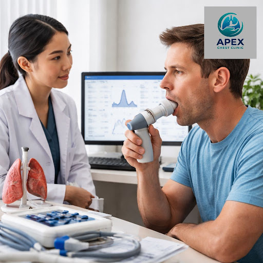 Struggling with breathlessness, chest tightness or a long‑lasting cough? At Dr Gaurav's APEX CHES… post image
