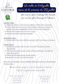 Menu La table de l’Aiguille et buvette Page 12